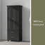 Grande armoire de rangement avec deux tiroirs pour la salle de bain / bureau-7945876