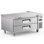 48" 3.45 Cu. Ft. Commercial Chef Base Refrigerator with 2 Drawers - Stainless Steel