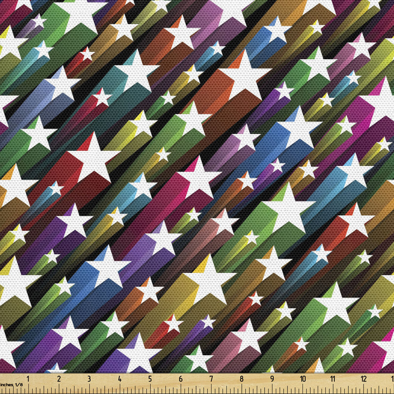 Multicolore, Ambesonne, tissu coloré par The Yard, l 58 po x L 108 po