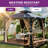 Balconera Polyethylene Double Roof with Aluminum Frame Patio Gazebo-94697089