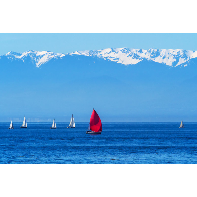 Sailing Regatta by YayaErnst - Wrapped Canvas Print, 20cm H x 30cm W