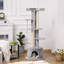 Masham Cat Tree Kitten Tower for Indoor Cats with Scratching Post Grey