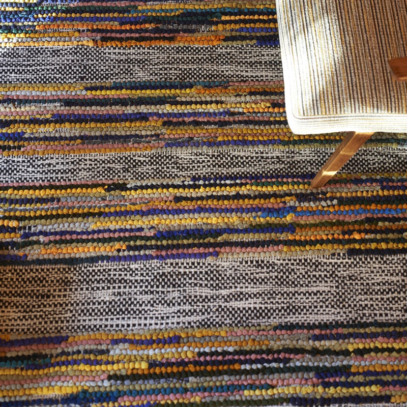 Zanshi Ochre Rug, Rectangle 5'3" x 8'6"
