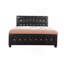 Stylish Transitional Black King Bed