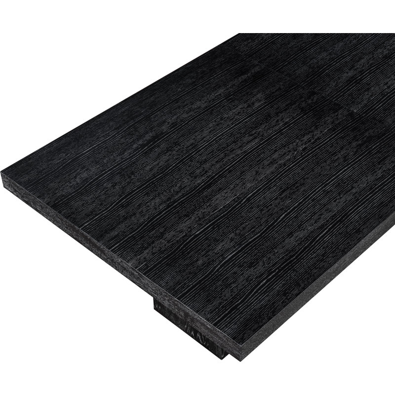 Table de salle à manger rectangulaire L 96 po x l 48 po Anzio, Noir