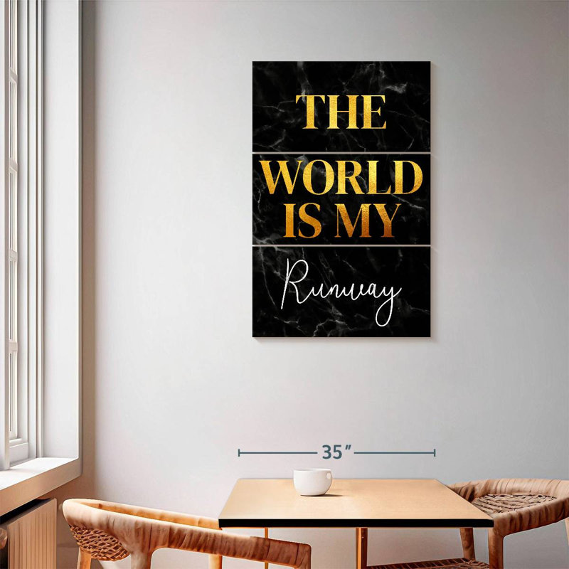 Tergel Your Own Runway, 57" H x 36" W