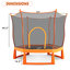 Trampoline pour tout-petits 6 pi avec filet de sécurité et balles océaniques