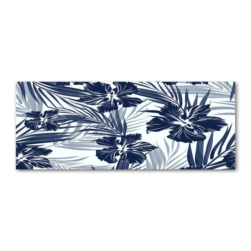Tropical Flowers - Wrapped Canvas Print