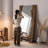 66.93"Vintage Pine-Framed Full-Length Mirror-1236881755