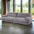 Gray Corduroy Sofa