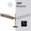 Parasol incurvé rectangulaire ajustable avec base Bennit-841176626