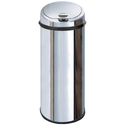 Ladson Steel Motion Sensor Kitchen Trash Can