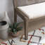 Donner Cane Back Cushioned Bench-1128116327