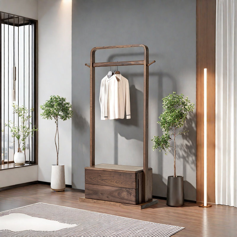 Armoire luxueuse en noyer noir