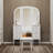 Makeup Vanity Desk With Triple Mirror And 6-Drawer