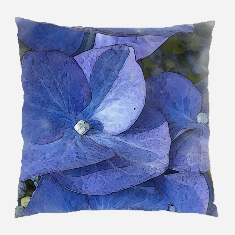 Ducote Outdoor Reversible Throw Pillow, Microsuede, Indoor
