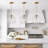 Gleam 1 - Light Satin Brass Pendant with Cleare Glass Round Shade