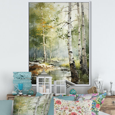 " Tranquil Shadows Green Forest III "