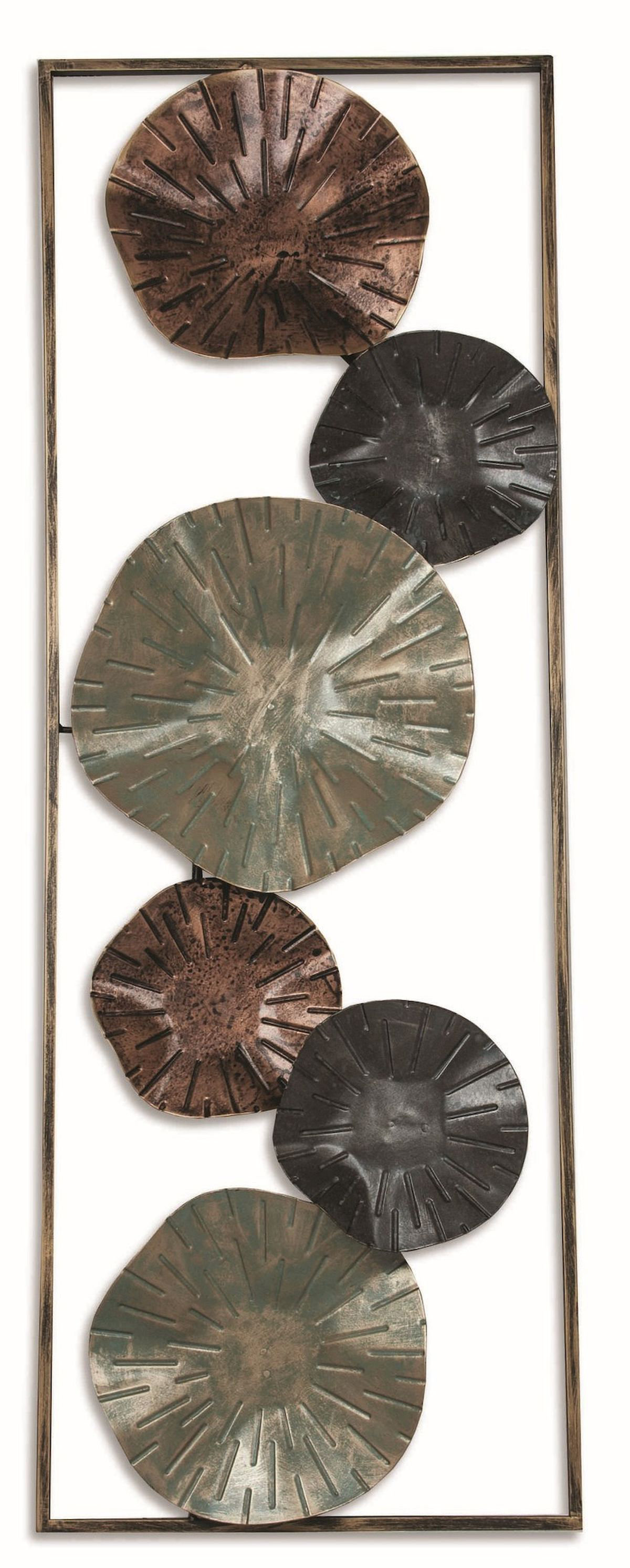 August Grove® Multi Colored Metal Abstract Wall Decor Wayfair