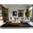 Soft Plush Fanelli Halloween Modern & Contemporary Abstract Area Rug in Black – Black Binding-75455555