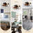 19.7" Indoor Flush Mount Low Profile Ceiling Fan with Lights, Farmhouse Caged Ceiling Fan with Remote