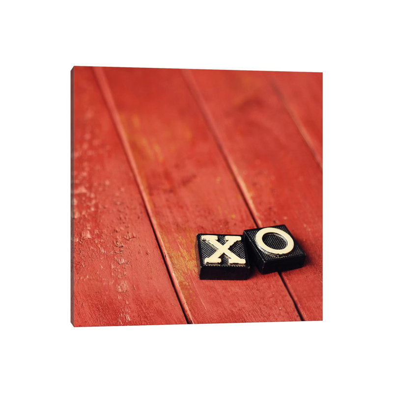 XO Pink by Mandy Lynne - Wrapped Canvas Gallery-Wrapped Canvas Giclée, 66.04 cm H x 66.04 cm W x 1.91 cm D