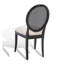 Chaise parsons capitonnée en tissu-463412696
