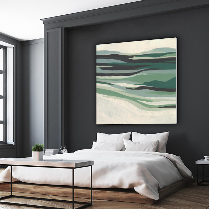 «Green Mesa I», reproduction d'art sur toile géante 54 po x 54 po