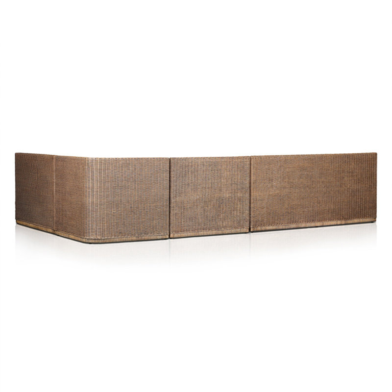 Senna L-Shape Dining Banquette, 32.5" H x 144.75" W x 83.25" D, Left Hand Facing