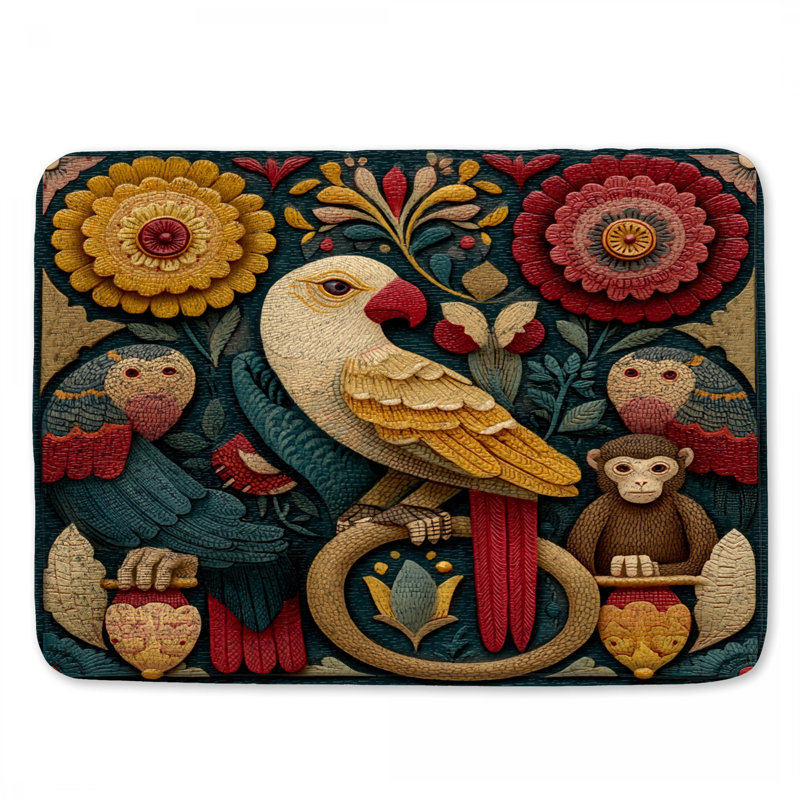Tapis de bain Carved Bird, L 24 po x L 17 po