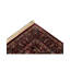 Jahan Wool Oriental Area Rug in Wine/Navy