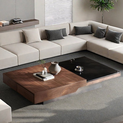 Table basse légère et luxueuse