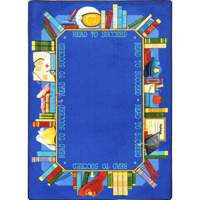 Educational Read to Succeed by Joy Carpets Area Rug