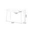 Bureaux rectangulaires en bois massif cerisier-512865258