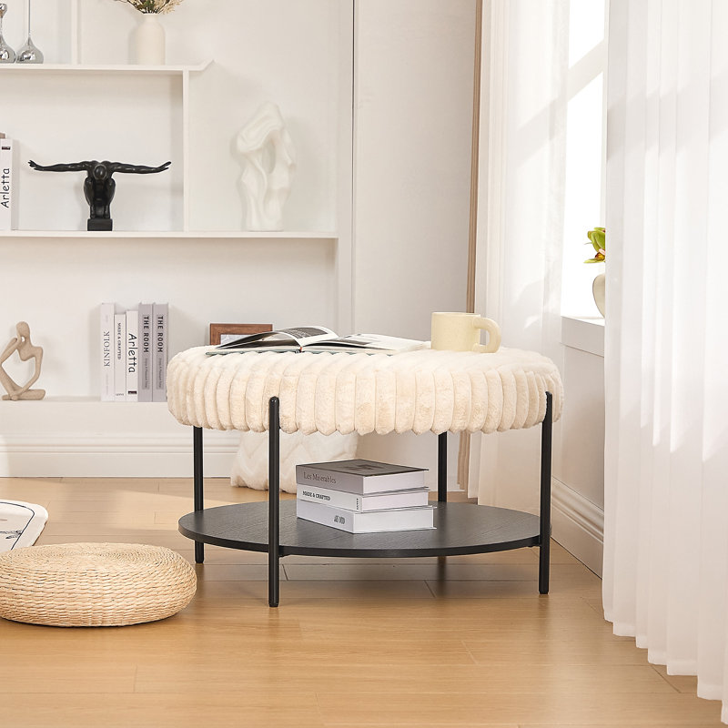 Repose-pieds 30,9 avec repose-pieds, Beige
