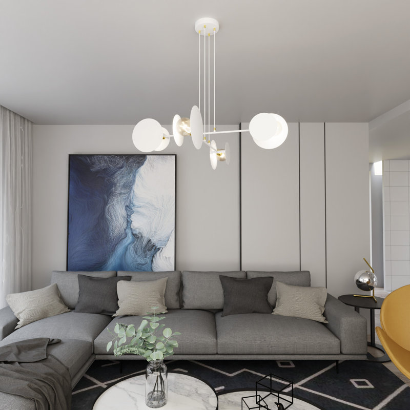 Murray 4 - Light Cluster Pendant, White