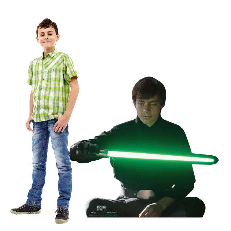 37'' Multicolor Cardboard Cutout of Luke Skywalker