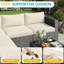 Ensemble de conversation modulaire pour 4 personnes avec coussins-2110483650