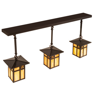 Luminaire suspendu linéaire à 3 lumières Seneca