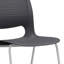 Un ensemble de 4 chaises empilables