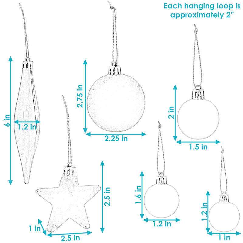 Boules de Noël en plastique argentées, Argent