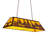 Rustic Lodge 6 - Light Rust Pool Table Lights Pendant