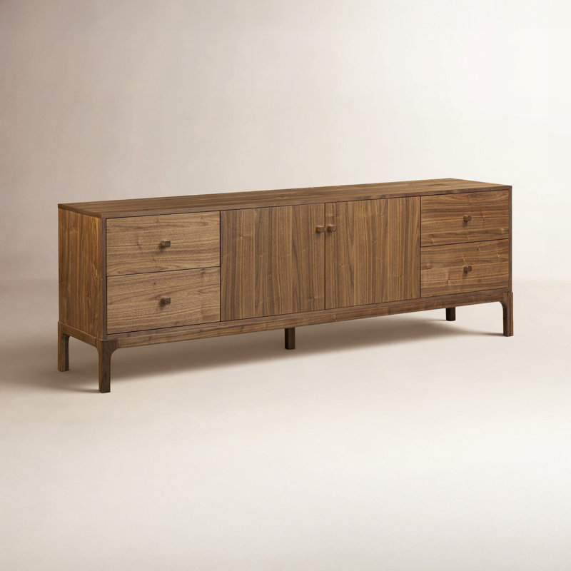 Arturo Media Console-Natural Walnut