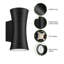 Matte Black 14.8cm H Outdoor Sconce