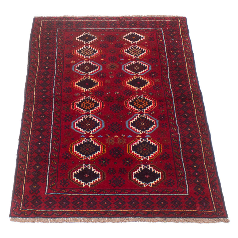 Tapis unique en laine noué à la main 3 pi 3 po x 5 pi 6 po nouvel âge Kalgoorlie