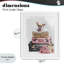«Trendy Pup Travel», reproduction d'art sous verre, conception de Kim Allen-386544763-386544740