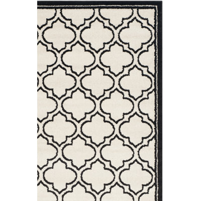 Ammundsen Geometric Ivory/Anthracite Area Rug