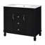 Meuble-lavabo moderne 36 "avec lavabo supérieur