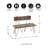 Matthews Metal Outdoor Bench
