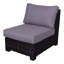 Chaise de patio avec coussins Thunell